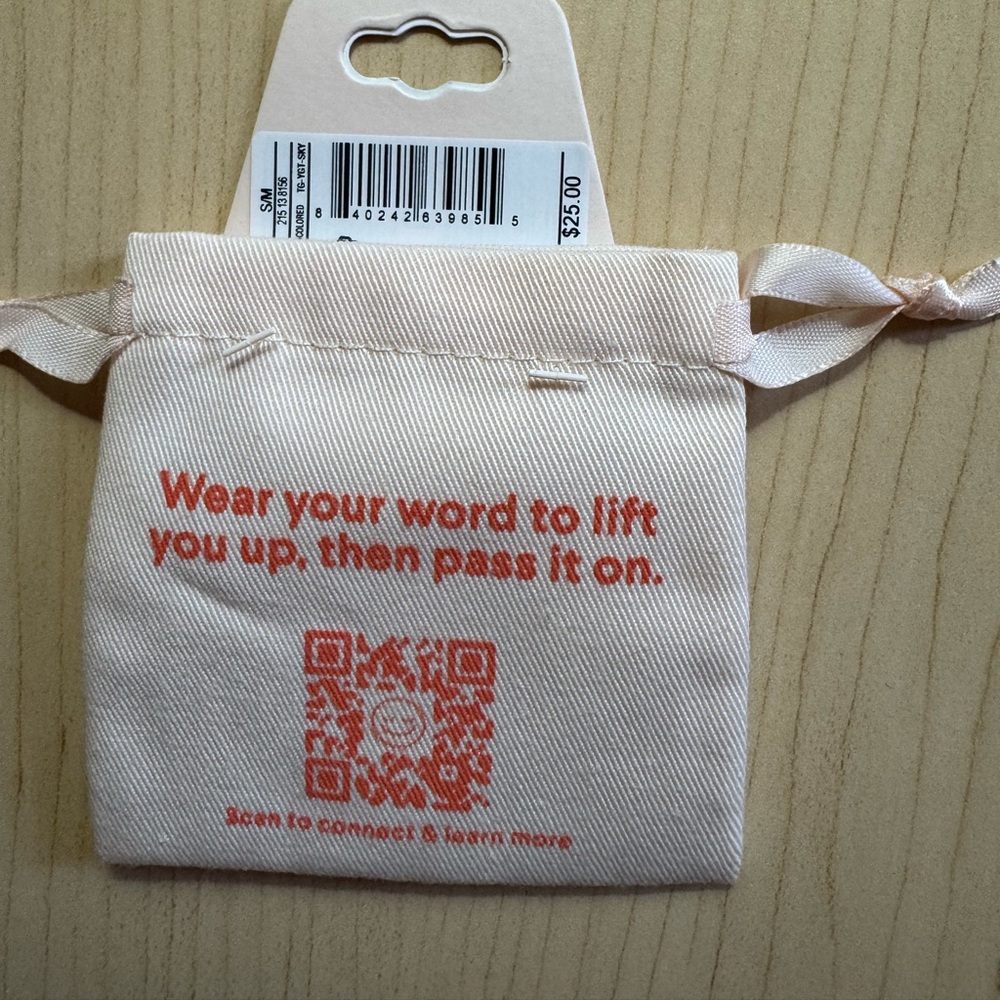 Little Words Project “You Got This” Inspirational Bracelet Sz Small Medium NWT - Picture 7 of 7